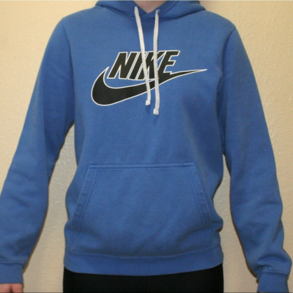 VINTAGE BLACK and BLUE NIKE SWEATSHIRT